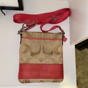 COACH Coral Cross Body Bag